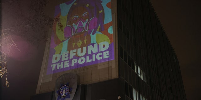 Defund the police mural