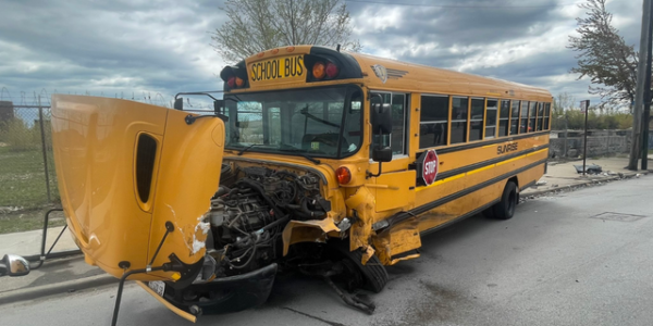Chicago special needs students injured after driver with revoked license hits school bus