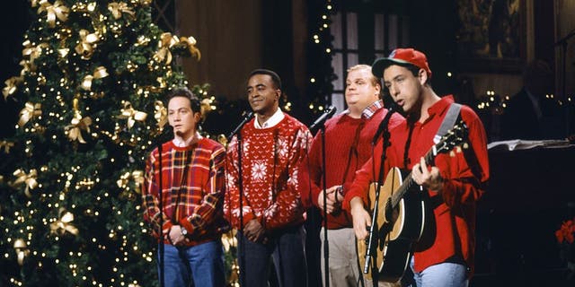 Saturday Night Live cast performs Christmas song