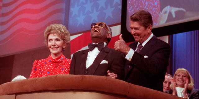 Reagans with Ray Charles