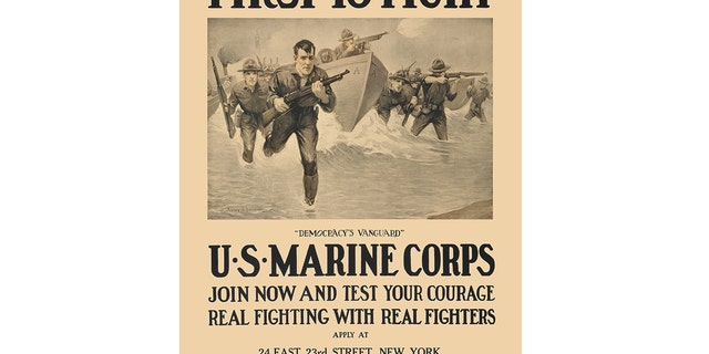 Marine Corps recruitment poster
