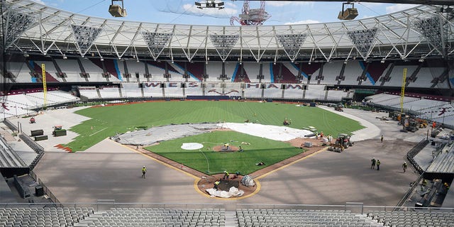 A view of London Stadium