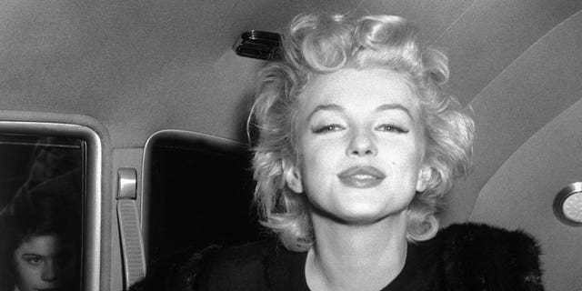 Marilyn Monroe in a closeup