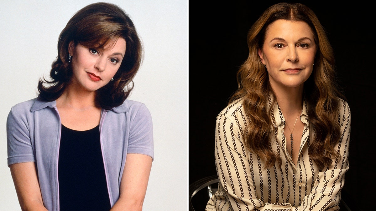 Jane Leeves then and now split