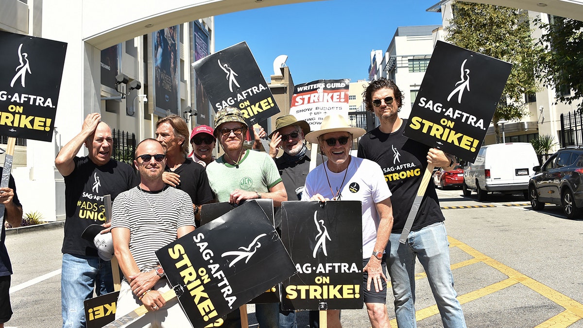 Breaking Bad cast at the SAG-Aftra strike