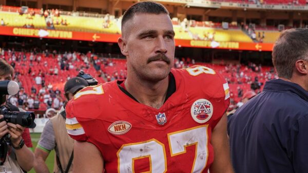 Travis Kelce’s ‘Mr Pfizer’ gig stirs debate about COVID vax messaging