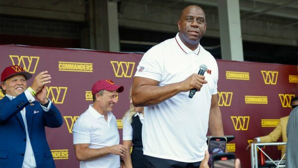 Magic Johnson critical of Commanders in Bears loss: ‘Played with no intensity or fire’