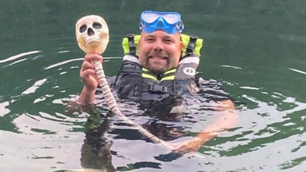 Police looking for reported human remains find plastic skull beer bong instead: ‘Trick-or-Treat’