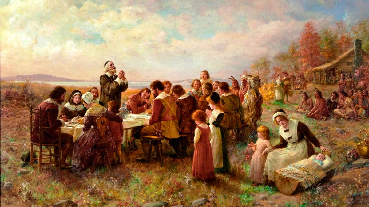 Portrayal of first Thanksgiving