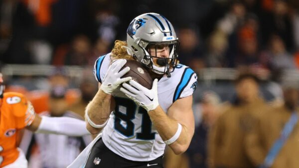 Panthers’ Hayden Hurst dealing with post traumatic amnesia after November hit, father reveals
