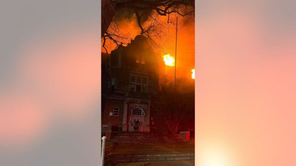 Notable, abandoned Indiana high school with crime history goes up in flames