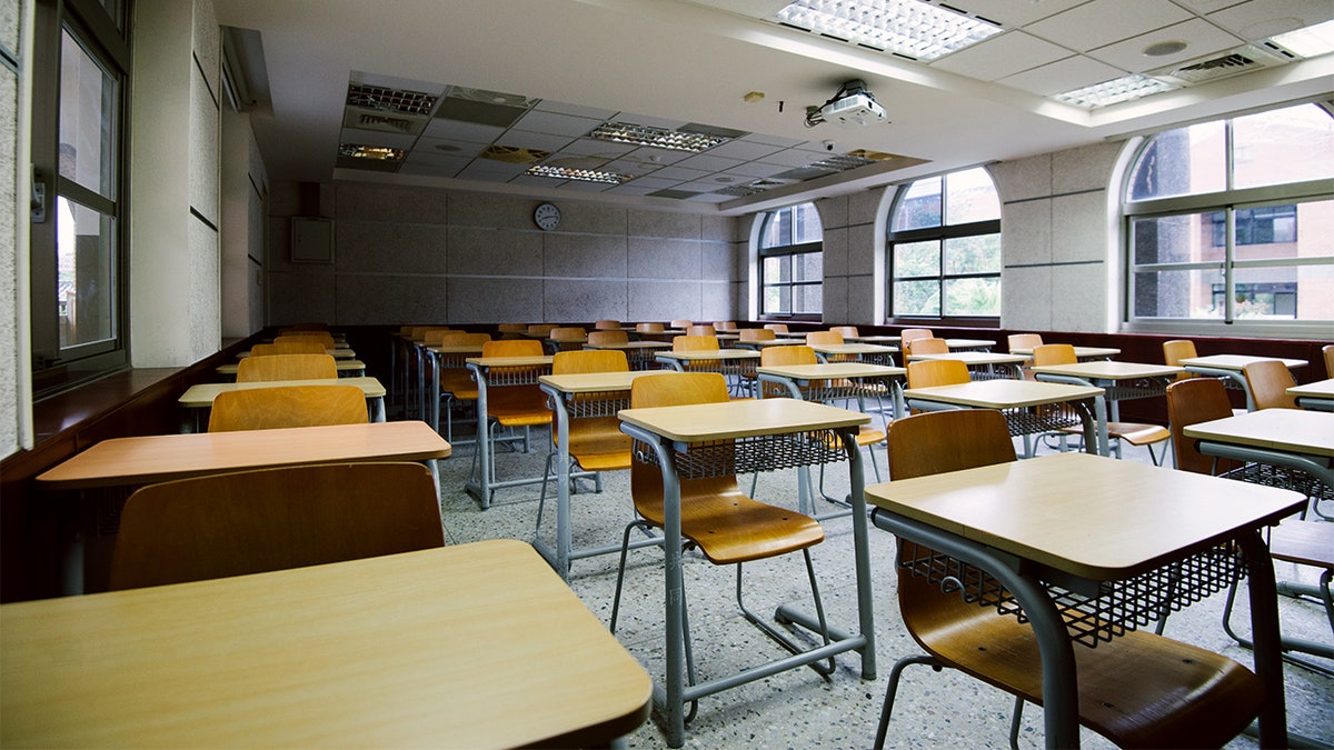 Classroom or lecture hall