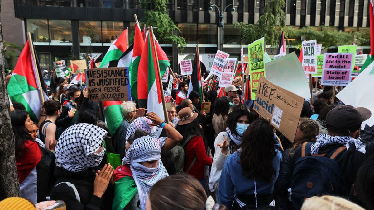 Pro-Palestinian protest in New York City