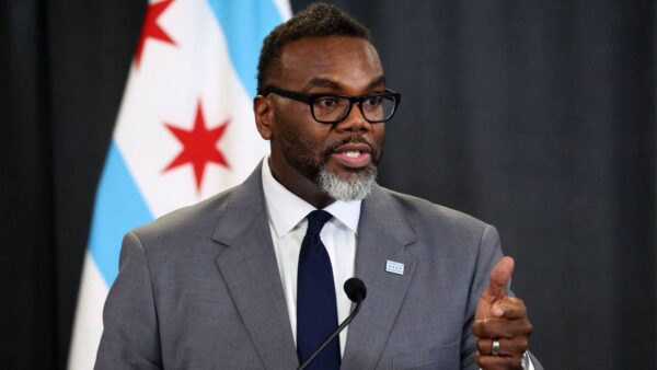 Chicago mayor defends council member who appeared at a pro-Palestinian rally where an American flag was burned