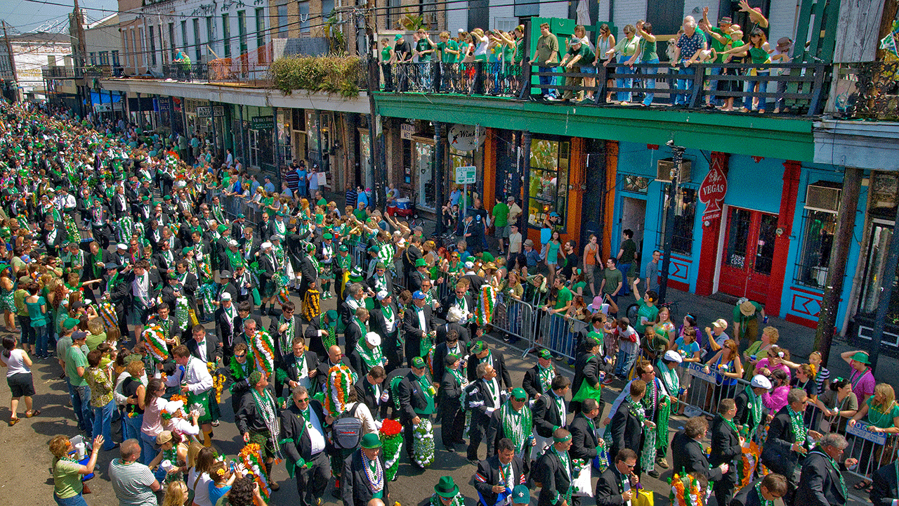St. Patrick's parade in New Orleans