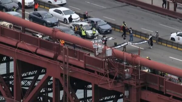 Anti-Israel agitators block Golden Gate Bridge traffic