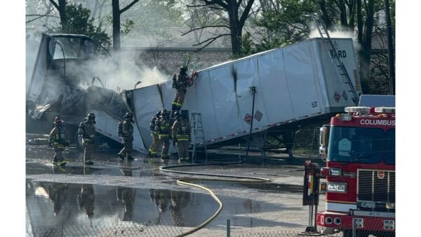 Fire in truck carrying lithium ion batteries triggers 3-hour evacuation in Ohio