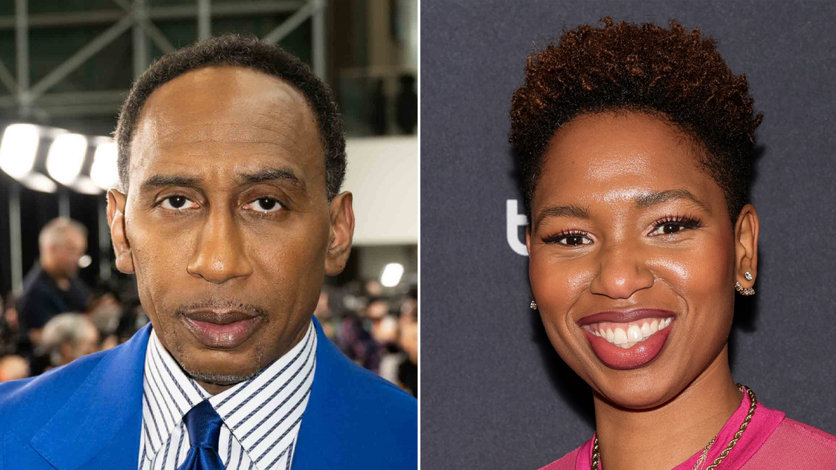 Stephen A. Smith and Monica McNutt side by side