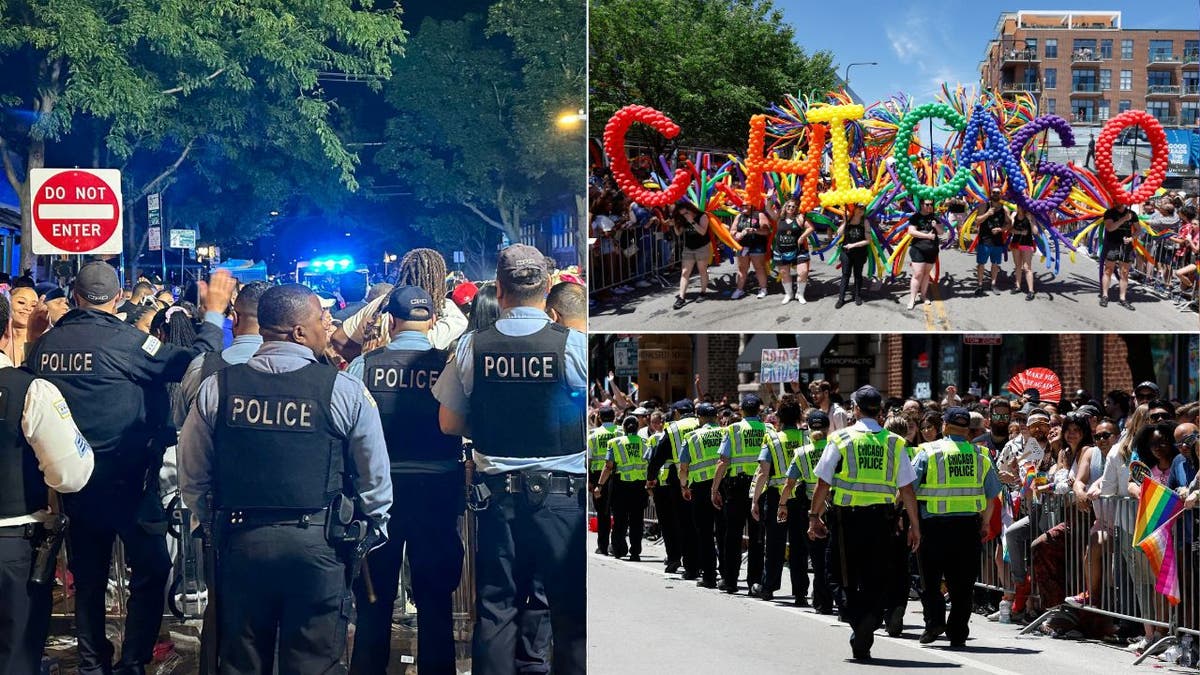 Chiocgo pride parade police and parade